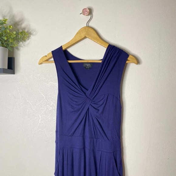 Anthropologie Deletta Dress V Neck Pockets Small - Picture 12 of 14